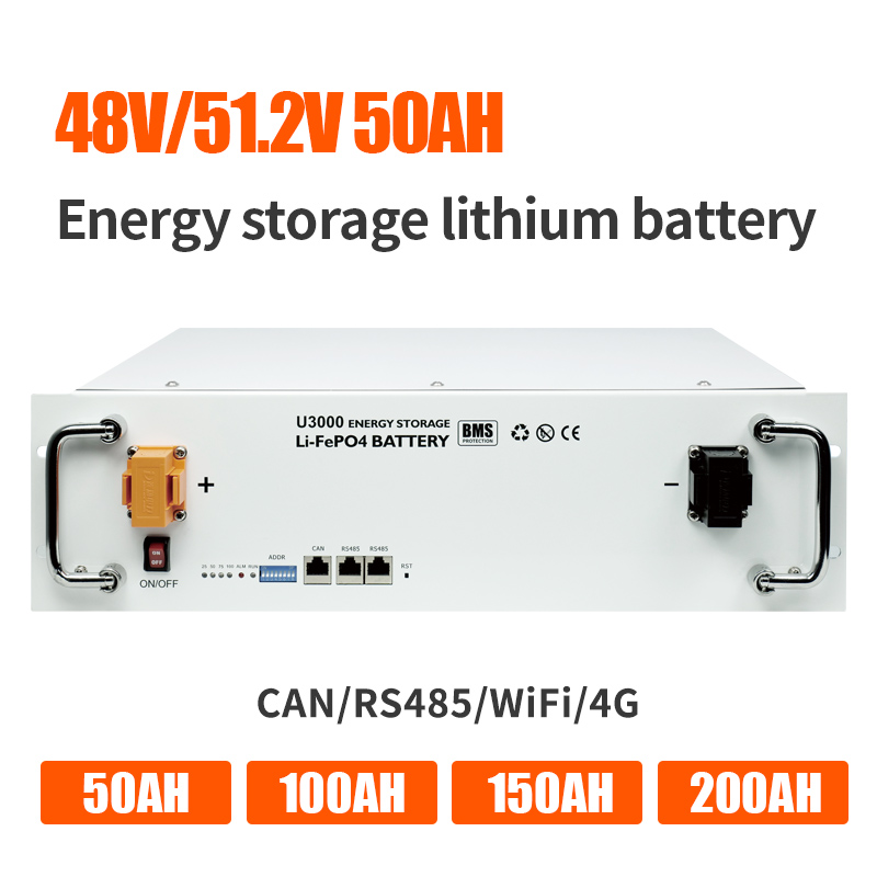 2.4kwh エネルギー貯蔵電池リン酸鉄リチウム 50Ah 48V