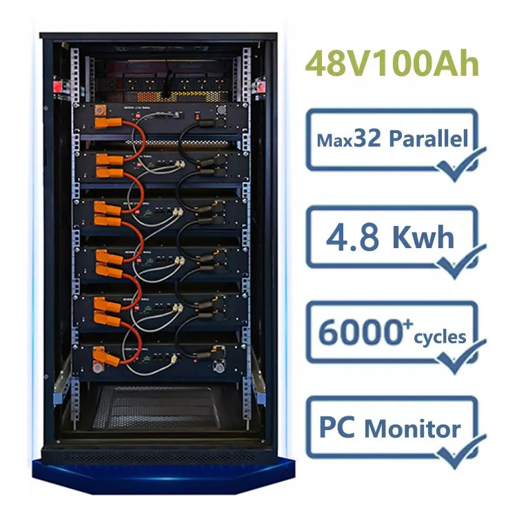 48V 100AH ラック型エネルギー貯蔵リチウム電池